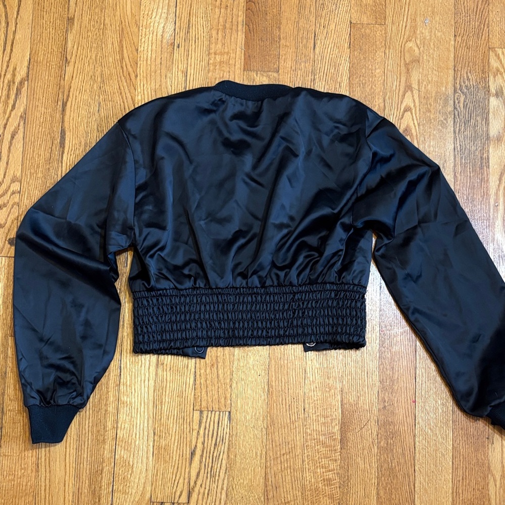 Superdown Black Bomber Jacket - image 8